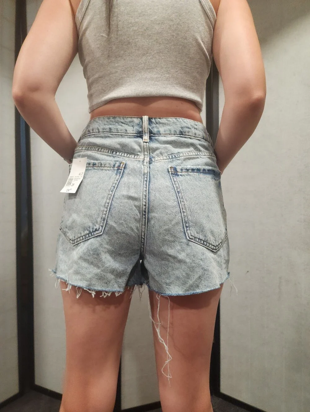 NWT! Distressed Denim Shorts